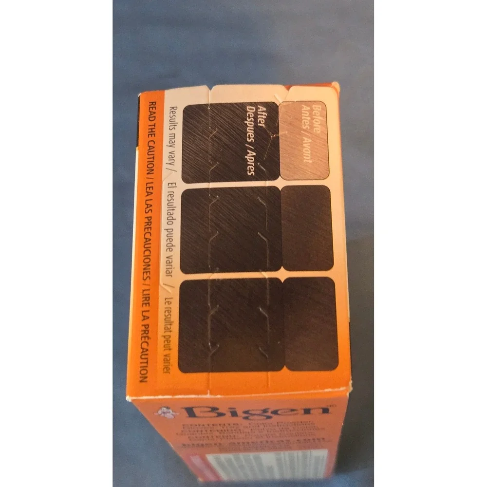 Bigen Permanent Powder Hair Color 47 Medium Chestnut Ammonia Free 0.21oz Hoyu